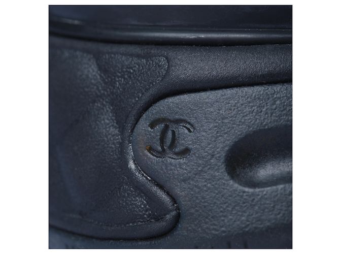 Chanel Interlocking CC Logo Sneakers Schwarz - Ansicht 7