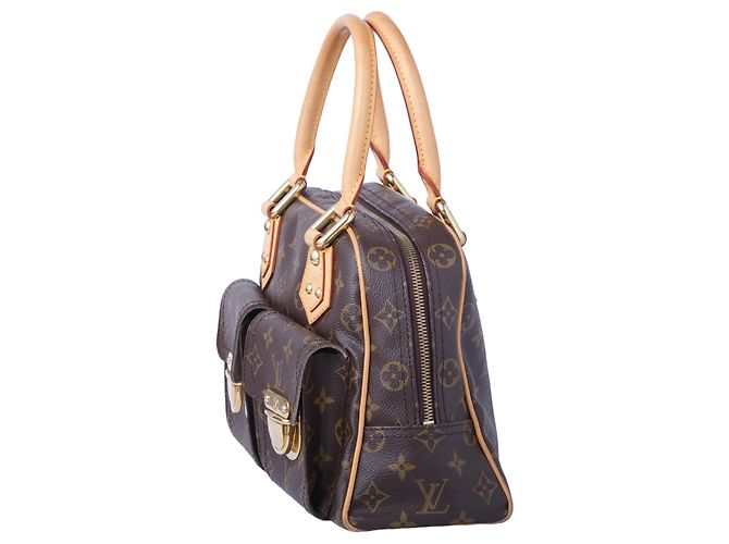 Borsa Manhattan PM in tela Monogram Louis Vuitton Marrone - vista 2