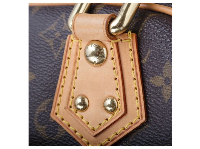 Borsa Manhattan PM in tela Monogram Louis Vuitton Marrone - vista 5