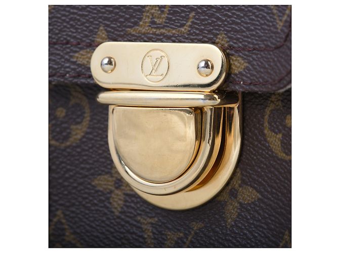 Borsa Manhattan PM in tela Monogram Louis Vuitton Marrone - vista 7