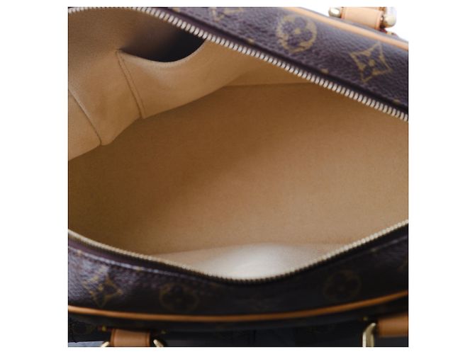 Borsa Manhattan PM in tela Monogram Louis Vuitton Marrone - vista 8