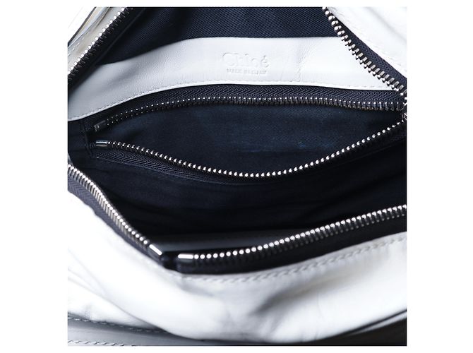 Borsa a spalla Betty in pelle bianca Chloé di Phoebe Philo Bianco - vista 13