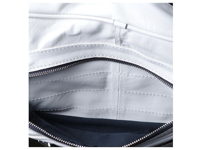 Borsa a spalla Betty in pelle bianca Chloé di Phoebe Philo Bianco - vista 9