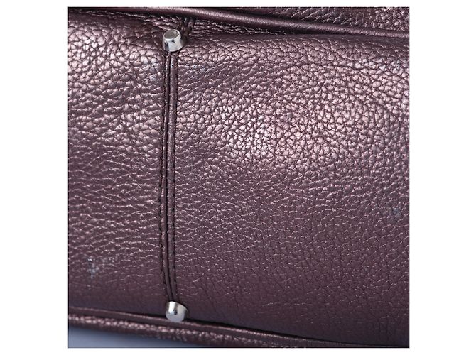 Borsa a tracolla zippata Paddington Est-Ovest in pelle Chloé Marrone - vista 4