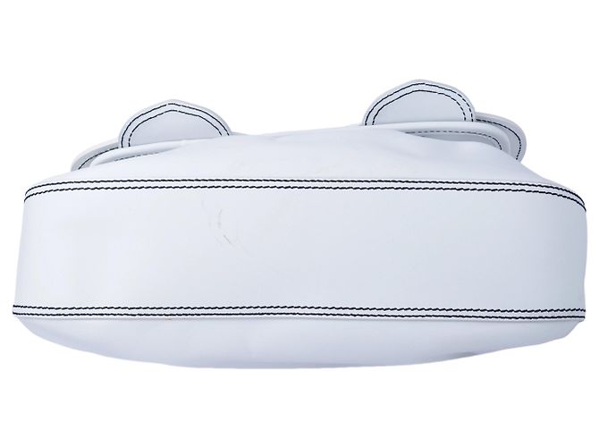 Bolsa de Ombro Fendi com Fivela Branco - vista 5