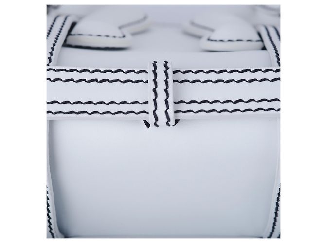 Bolsa de Ombro Fendi com Fivela Branco - vista 8
