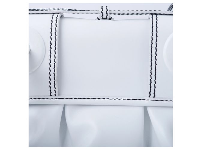 Bolsa de Ombro Fendi com Fivela Branco - vista 9
