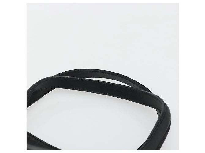 Borsa a mano in pelle nera e argento di BURBERRY Auth ka3537 Nero - vista 8