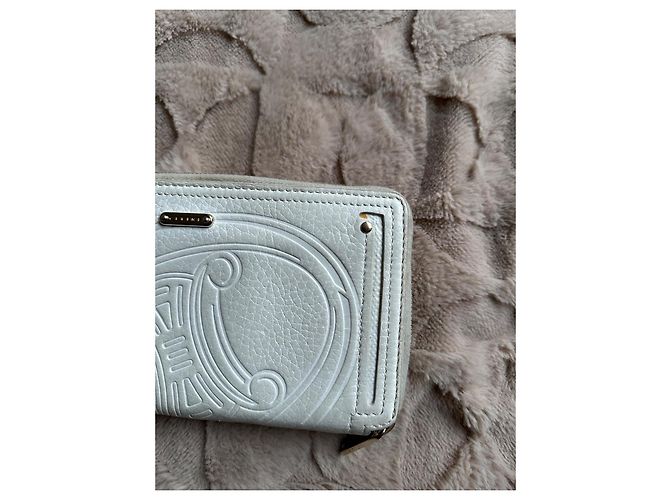 Triomphe Cartera compañera Triumph de cuero blanco Céline - vista 13