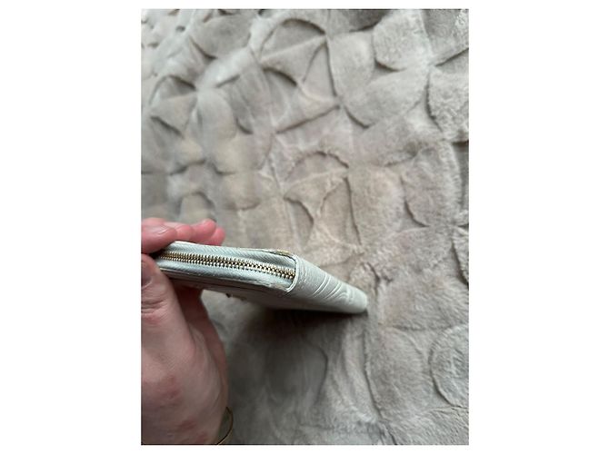 Triomphe Cartera compañera Triumph de cuero blanco Céline - vista 15