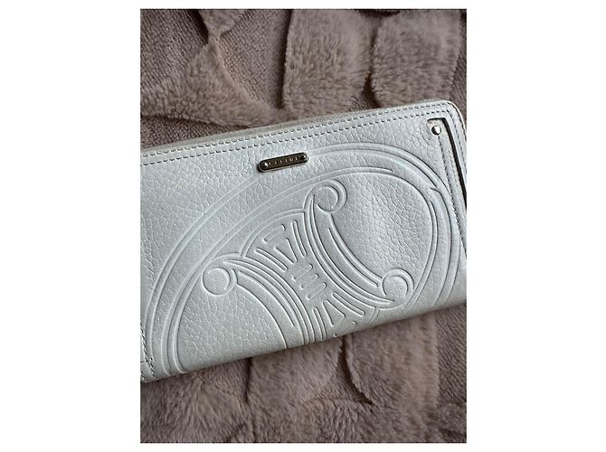 Triomphe Cartera compañera Triumph de cuero blanco Céline - vista 4
