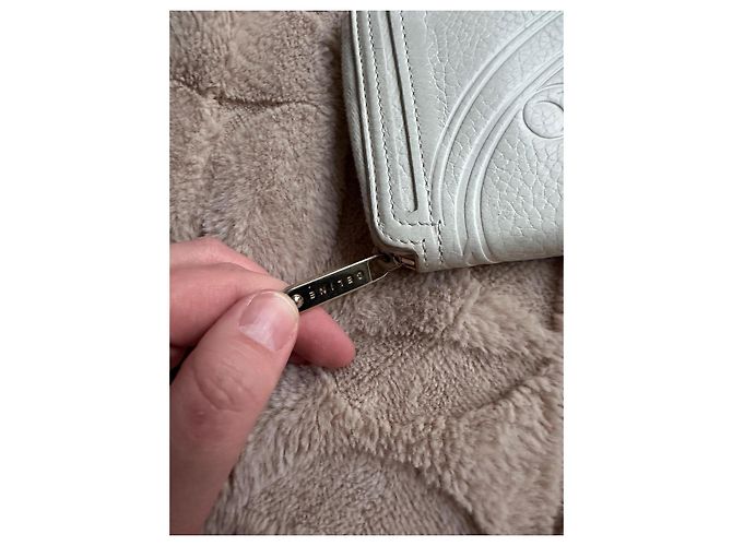 Triomphe Cartera compañera Triumph de cuero blanco Céline - vista 6