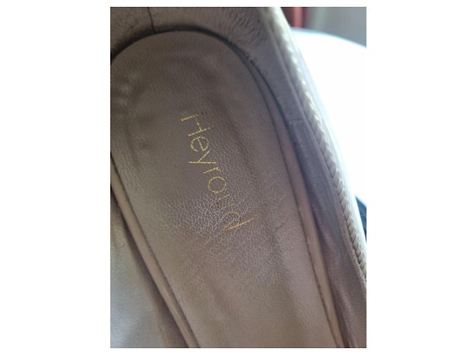Autre Marque Beige Lackleder- und Stoffpumps - Ansicht 4