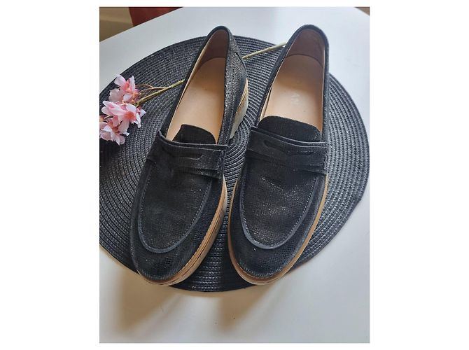 Mocassini HOGAN in pelle nera Nero - vista 2