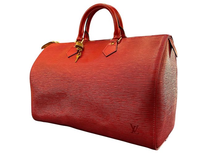 Borsa Speedy 35 in pelle Epi Louis Vuitton 1997 - vista 2