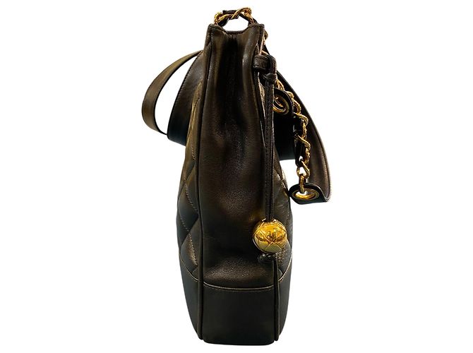 Timeless Borsa Chanel 1991 in pelle caviar nera trapuntata - Ansicht 3