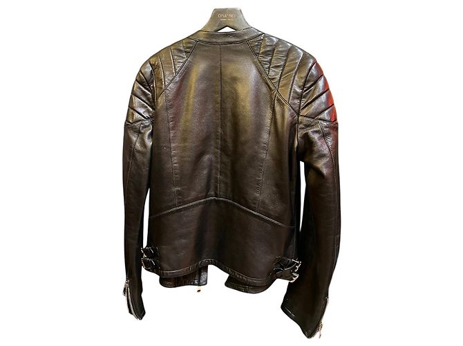 Gucci Black Leather Biker Jacket - view 3