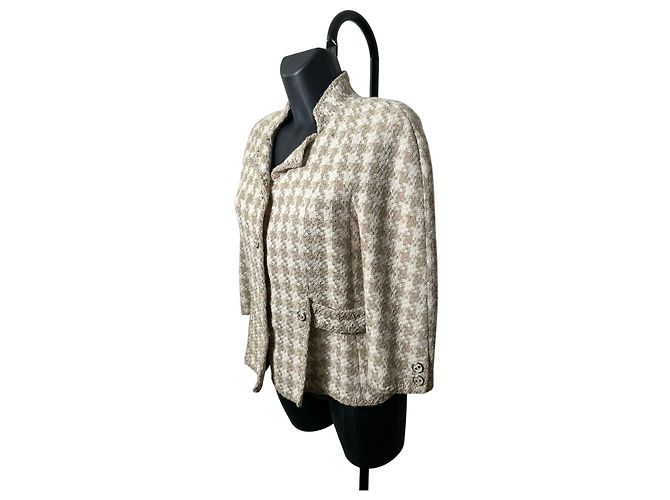 Timeless Giacca Chanel Crema e Beige - vista 2