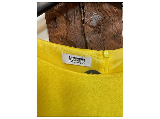 Vestido estructurado amarillo Moschino Cheap and Chic – Talla IT 40 - vista 5