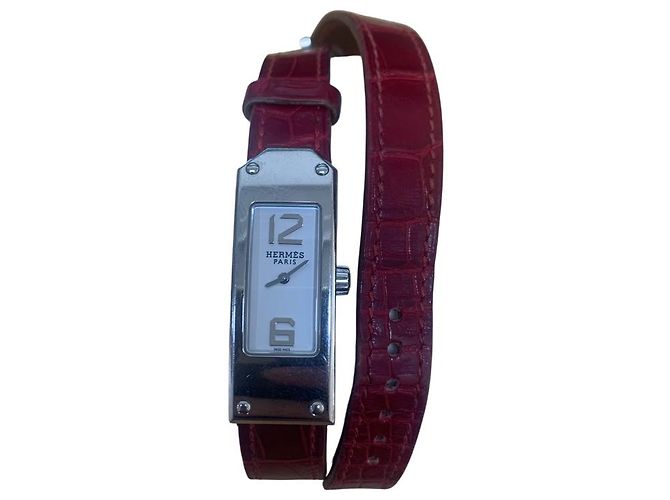 Orologio Hermès Kelly in bordeaux - vista 3