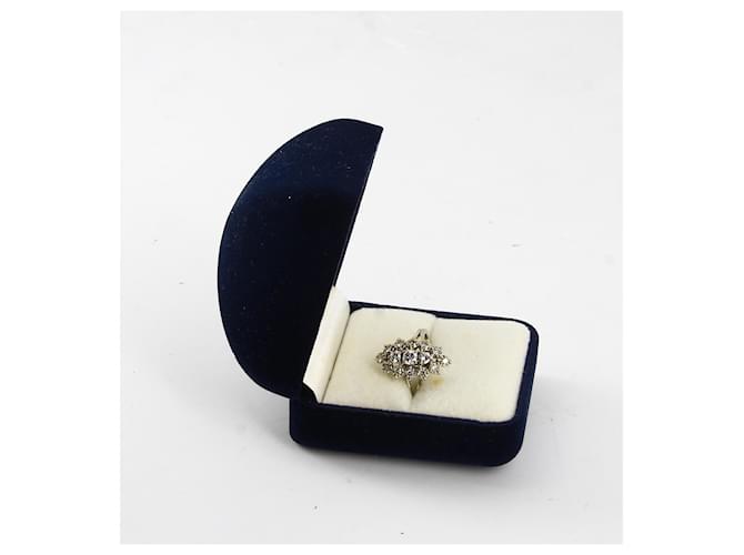 Autre Marque Anello in oro e platino - vista 3