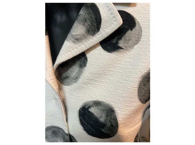 Giacca in cotone a pois Dolce & Gabbana – Bianco e Nero - vista 5