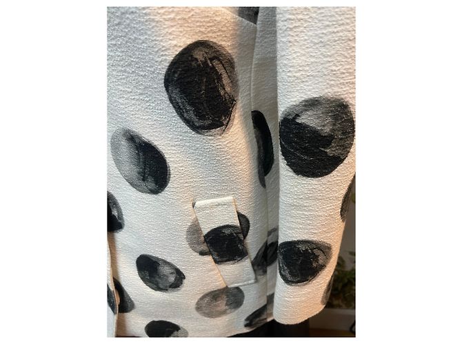 Giacca in cotone a pois Dolce & Gabbana – Bianco e Nero - vista 6