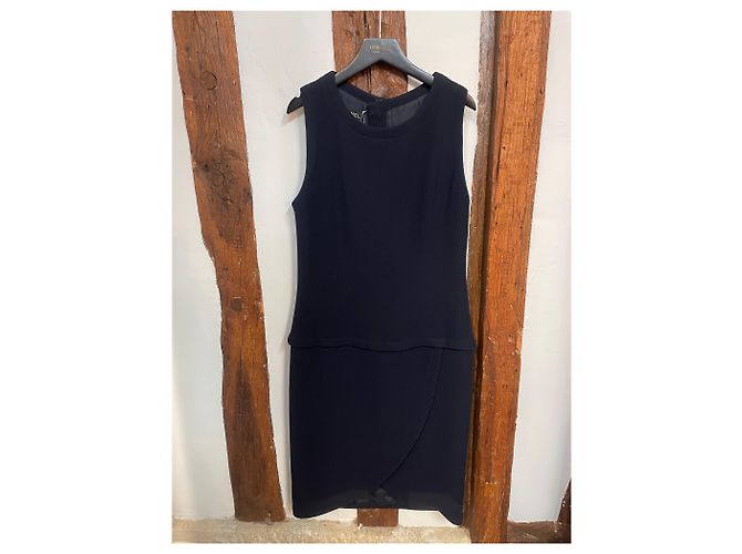 Timeless Abito senza maniche blu navy Chanel Boutique – Parigi, Vintage - vista 2