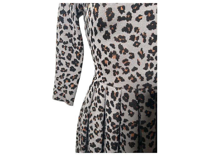 Abito Leopardo Christian Dior - vista 3