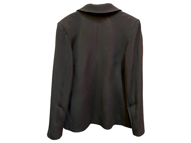 Giacca Tailored in Lana Nera Yves Saint Laurent - vista 3