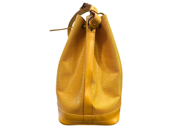 Borsa Louis Vuitton 1994 in pelle Epi gialla - vista 3