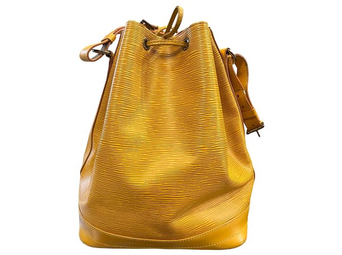 Borsa Louis Vuitton 1994 in pelle Epi gialla - vista 4