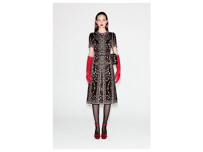 Vestido estampado Talisman Obsession de Alexander McQueen (2016) - vista 2