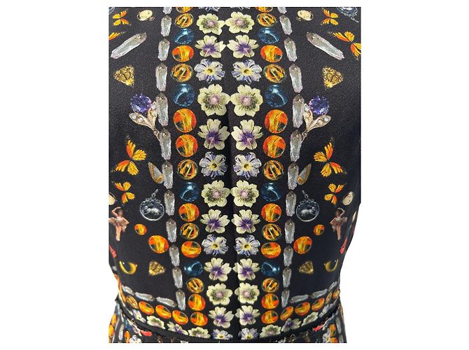 Vestido estampado Talisman Obsession de Alexander McQueen (2016) - vista 3