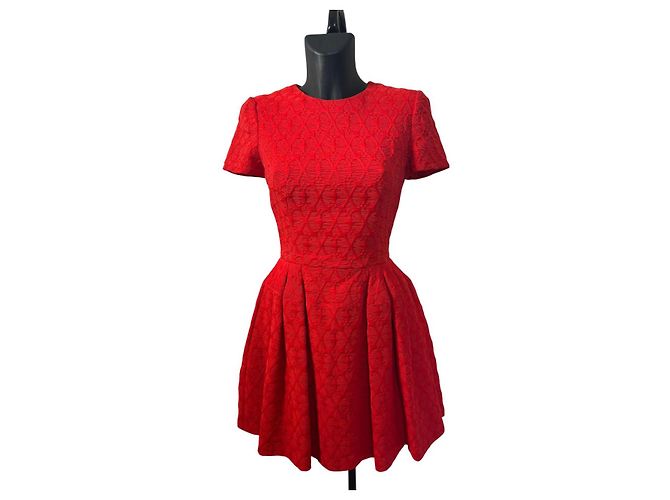 Abito arancione Alexander McQueen (2014) - vista 2