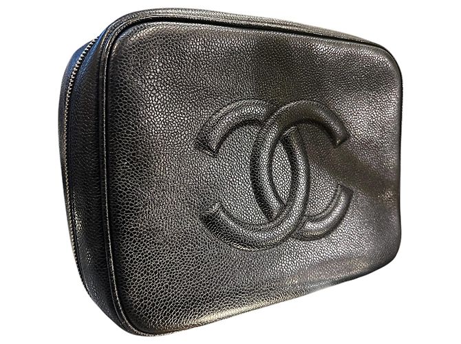 Borsa Vanity in Pelle Caviar Chanel 1996 - vista 2