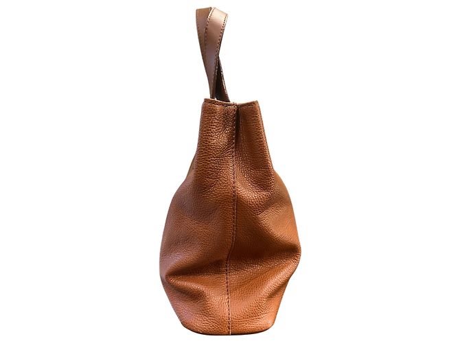 Borsa in pelle Burberry in marrone ricco - vista 3