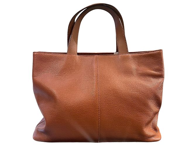 Borsa in pelle Burberry in marrone ricco - vista 4