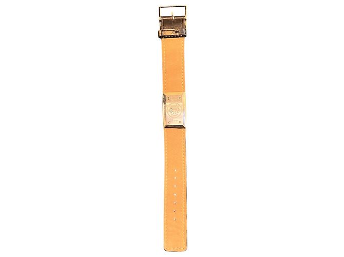 Hermès Uhr Schwarzes Leder Silber - Ansicht 3