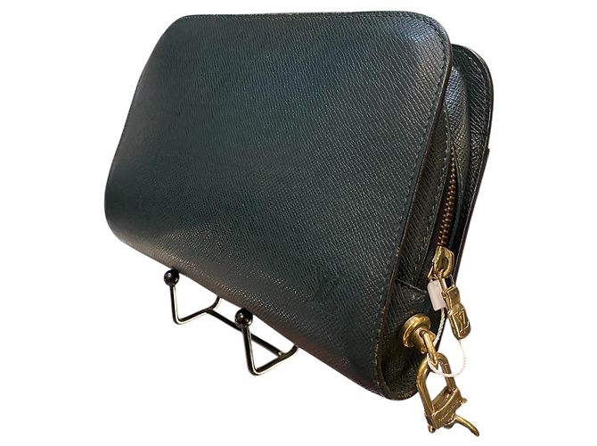 Borsa in tela khaki Louis Vuitton 1996 - vista 2