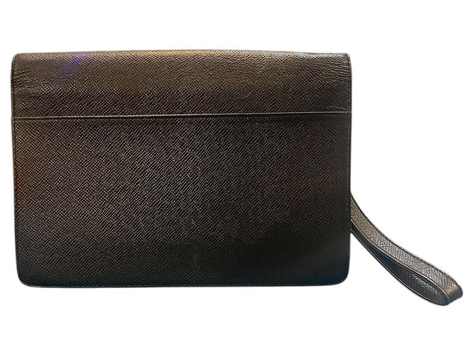 Borsa a tracolla in tela nera Louis Vuitton 2004 - vista 4