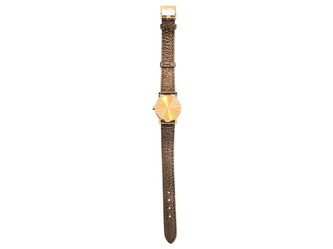 Orologio Bulgari nero con cinturino in pelle - vista 4