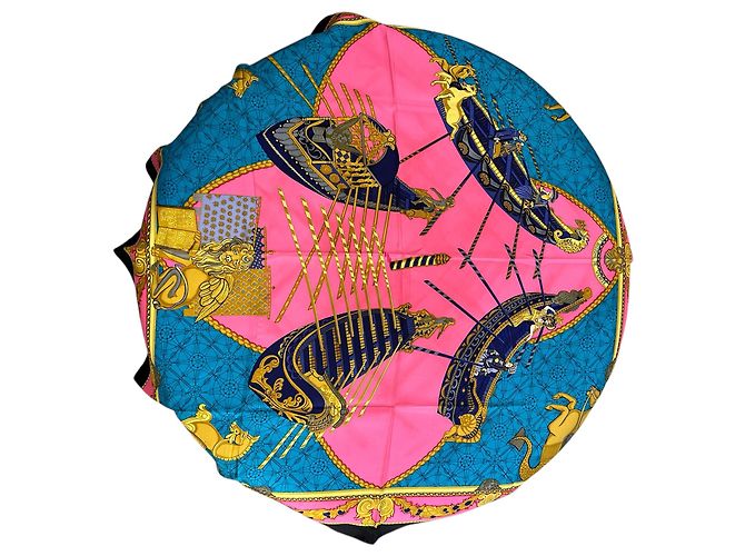 Bufanda de seda Hermès LES BISSONE DE VENISE - vista 2