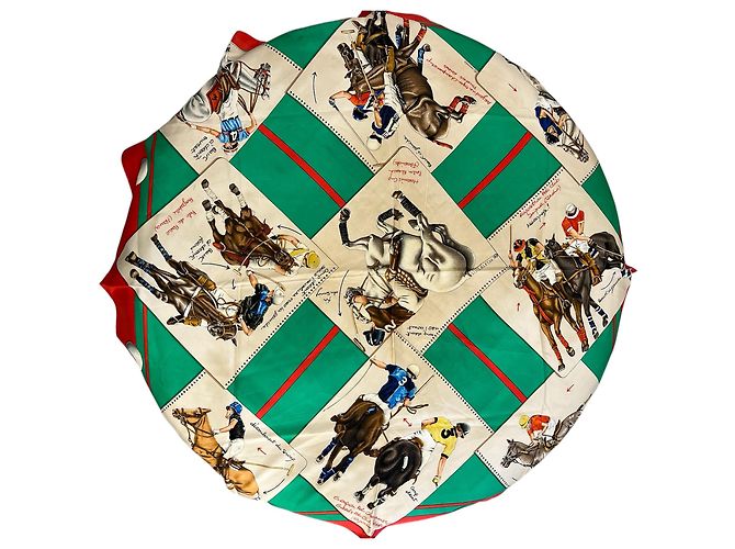 Foulard in seta Hermès LE MONDE DU POLO - vista 2