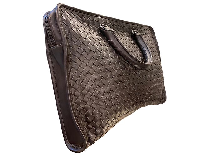 Bottega Veneta Borsa da lavoro Bottega Venetta marrone - vista 3