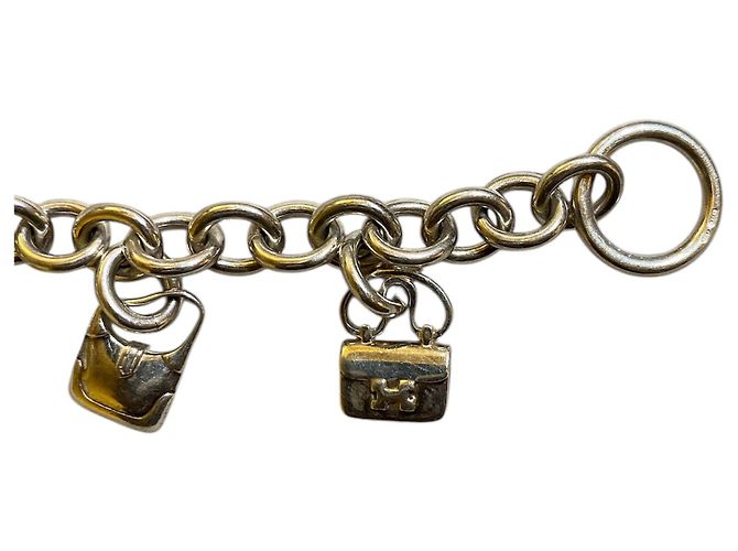 Bracciale in argento Hermès "La Ronde des Sacs" - vista 3