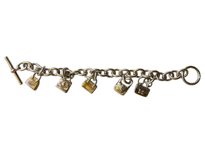 Bracciale in argento Hermès "La Ronde des Sacs" - vista 5