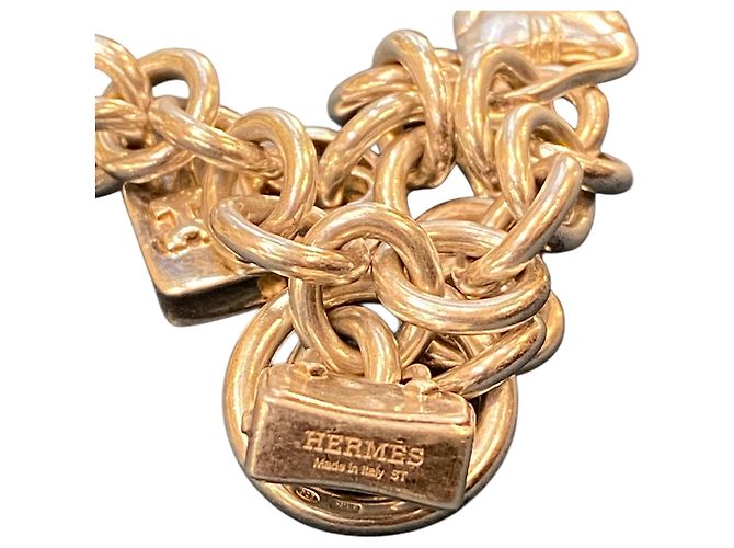 Bracciale in argento Hermès "La Ronde des Sacs" - vista 6