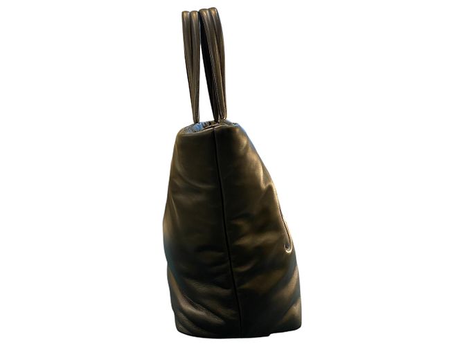 Grande borsa Saint Laurent in pelle nera - vista 3