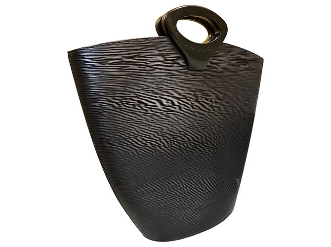 Borsa Louis Vuitton Noctambule 1998 in pelle Epi nera - vista 2